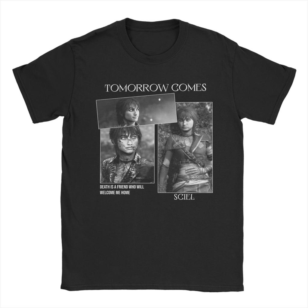 Maelle Clair Obscur Expedition 33 T Shirts Unisex 100 Cotton Vintage TShirt O Neck Tees Short Sleeve Clothing Plus Size