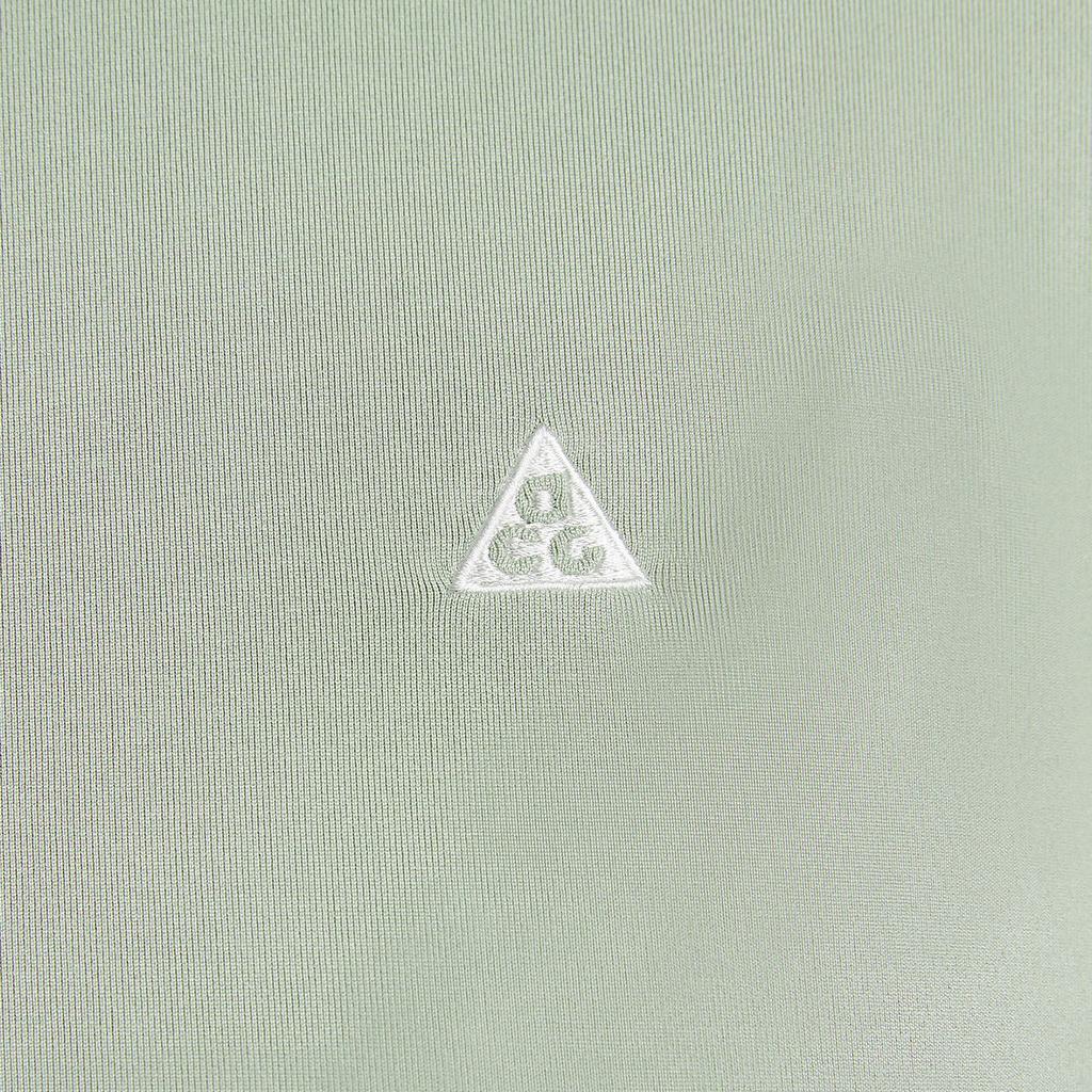 Nike Футболка ACG Series DFADV UV GT RCK Stretch Outdoor Solid Color Half High Neck Casual Long Sleeve T Shirt Women Tops Light-Green FN1964-370