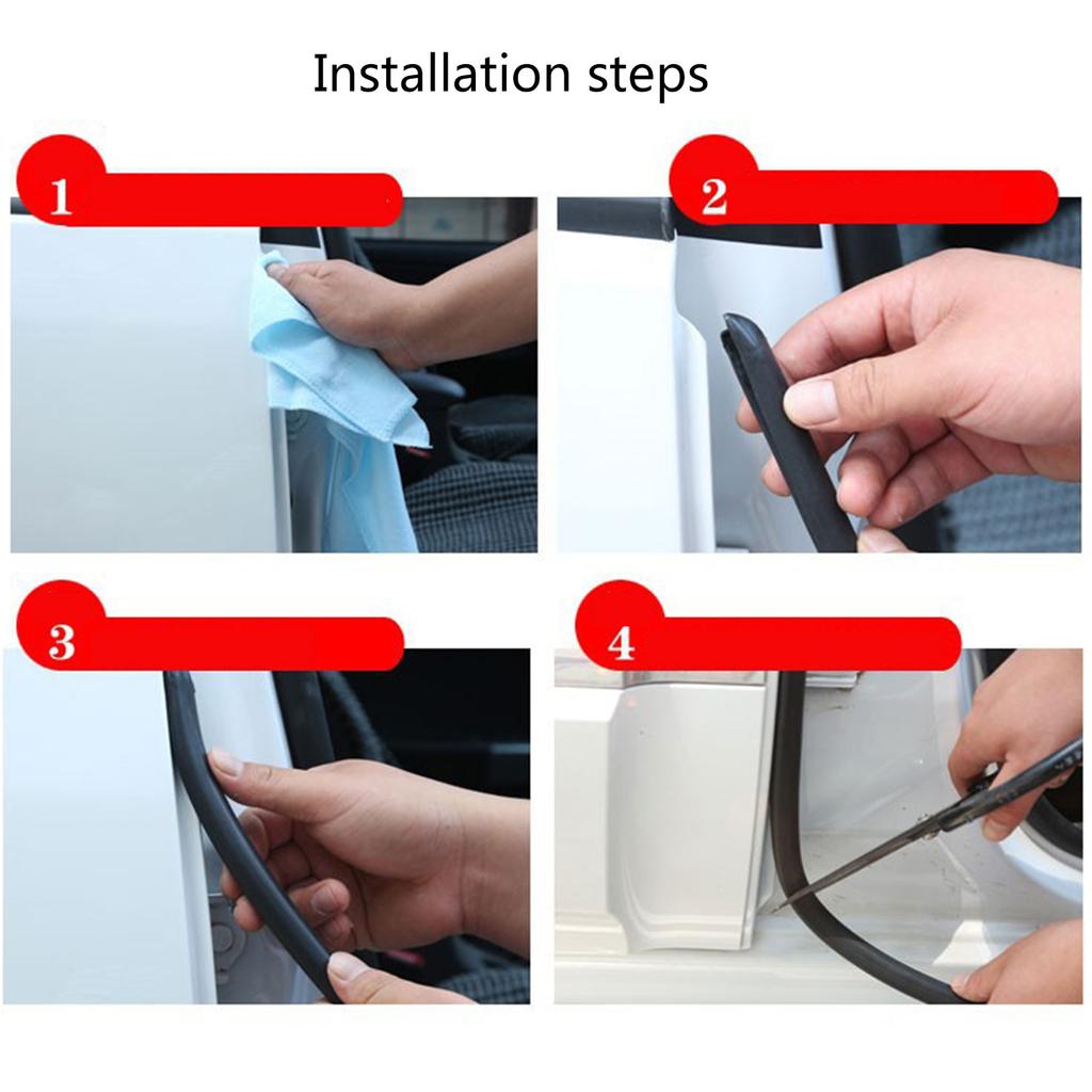 Door Weather Stripping,Window Door Seal Strip Soundproof,1.6/1.8/2M Length