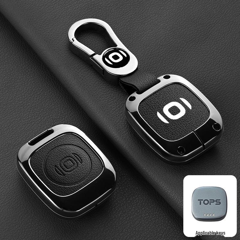 Bluetooth Чехол для Ключа с Металлической Пряжкой для Changan Qiyuan E07, Совместим с 25 Моделями Автомобилей