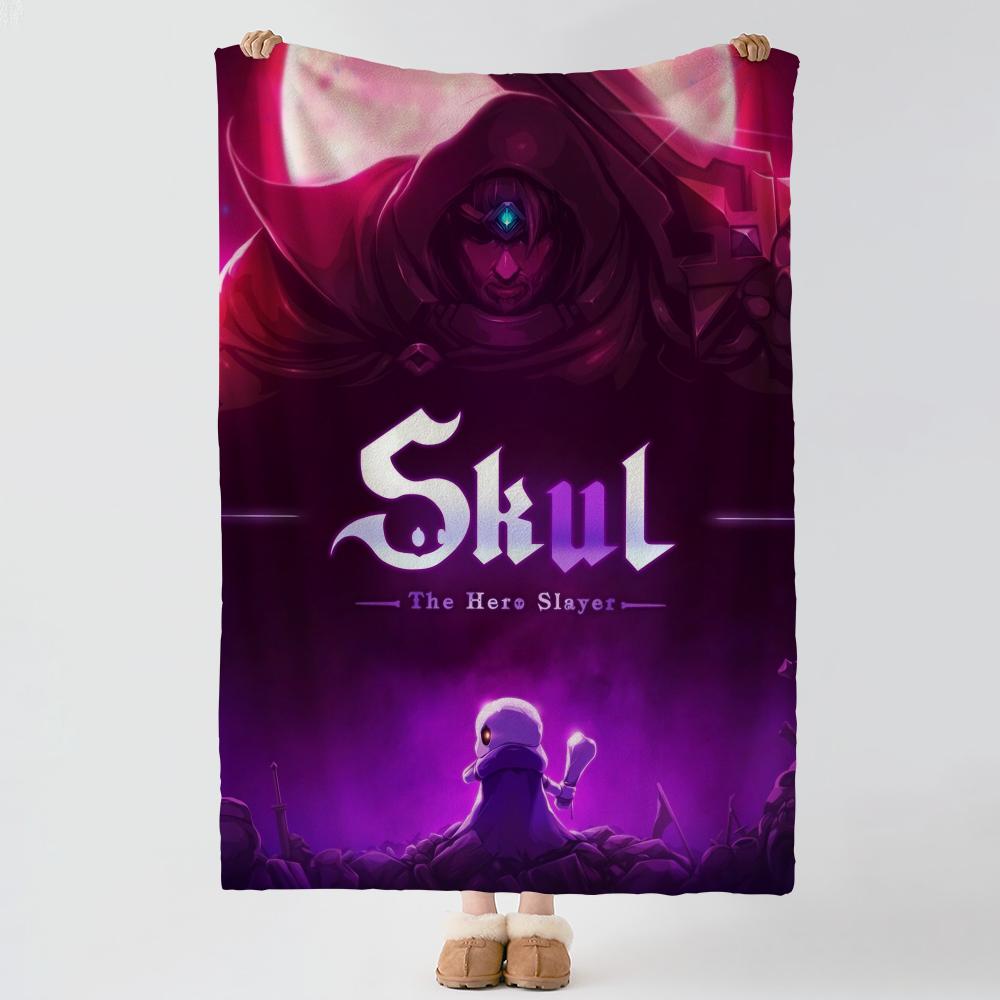 Игра S-Skul The Hero Slayer-R Бросок Толстое Уютное Фланелевое Одеяло, Многоцелевое Использование В Помещении На Улице Ежедневный Сон