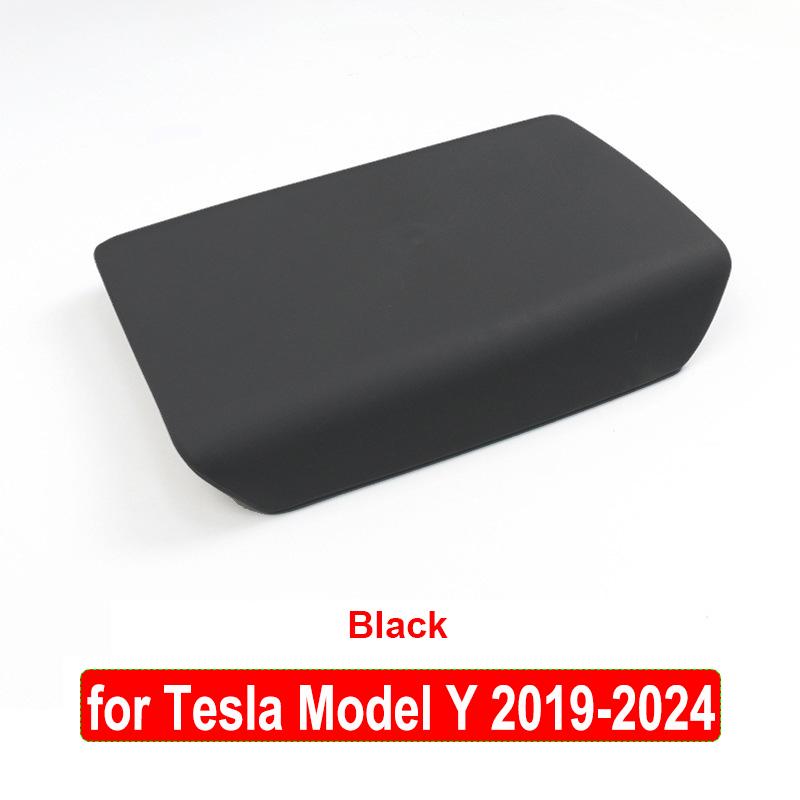 For Tesla Model 3 Y Juniper Highland Launch 2025-2020 2026 TPE Soft Case Center Console Arm Rest Lid Armrest Cover Accessories