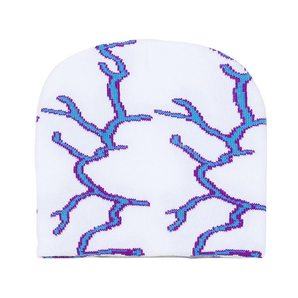 Beanie autumn and winter wool hat rose sunflower flower jacquard knitted hat pullover hat women