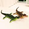 Simulation Lizard Doll Cold-Blooded Reptile Zoo Four-Legged Snake Plush Toy Home Lizard Ornament