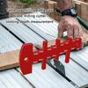 Strong Aluminum Routers Depth Gauges Tool With Royal Scale Height Measuring Tool for Accurate Cut Blade Setups