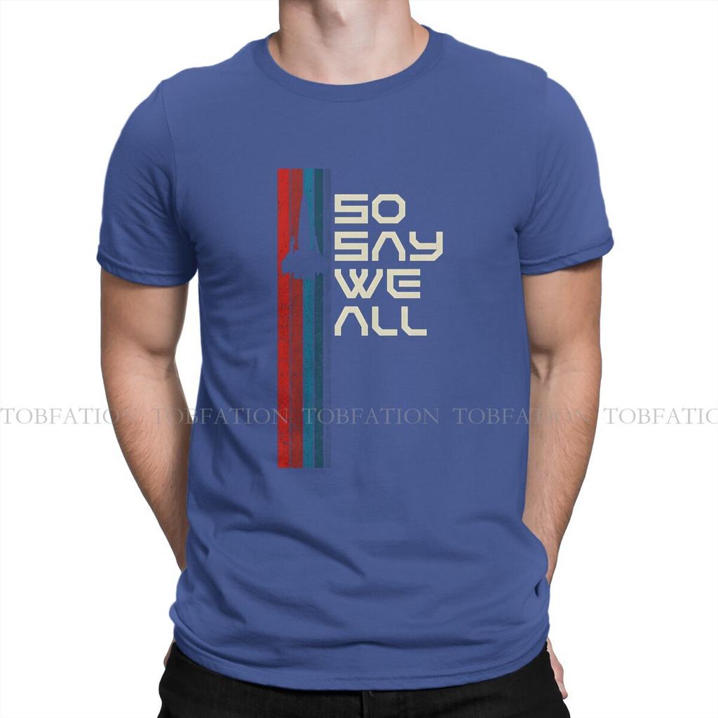 Battlestar Galactica Viper So Say We All Tshirt Graphic Unisex Tops Vintage Grunge Summer Clothing 100 Cotton T Shirt
