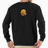 Unisex Cotton Sweater Pullover Hoodie Printed Sweater Homer Tucked In Sleeping Pullover Sweatshirt Casual Long Sleeve Sweatshirt