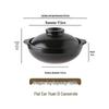 Commercial Ceramic Claypot Rice Noodles Stew & Bibimbap Pot for Gas Stove