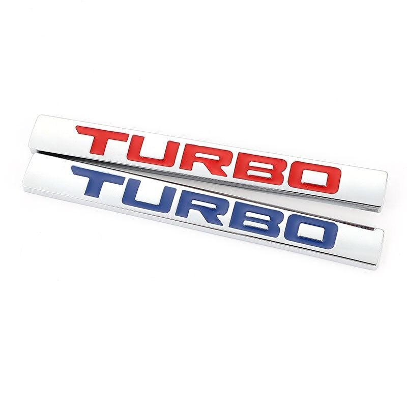 3D Metal Car Sticker Turbo Logo Emblem Badge Decals for Turbo Logo