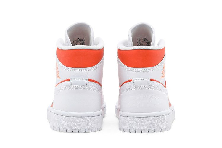 Женские кроссовки Nike Jordan 1 Mid SE Bright Citrus (Женский) Яркий цитрусовый/белый