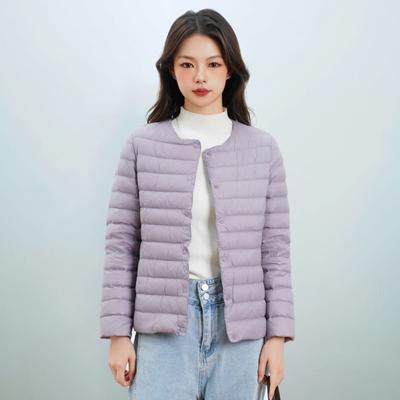 Женский новый национальный стандарт 90 флис новый однотонный женский одежда круглый вырез V-образный вырез простой длинный рукав пуховик