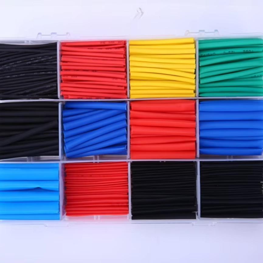 Heat Shrink Tube Kit Thermoresistant Tubing Heat Shrink Wire Wrapping Electrical Connection Cable Insulation Sleeved Protecter