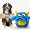 Monster-Shaped Plush Toy for Dogs - Bite-Resistant, Interactive, and Sound-Producing Dog Toy for Mental and Physical Stimulation