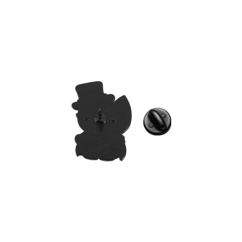 Steampunk Enamel Pins Fun Cute Cat Duck Brooches Lapel Badges Cartoon Cool Animal Jewelry Gift for Kids Friends