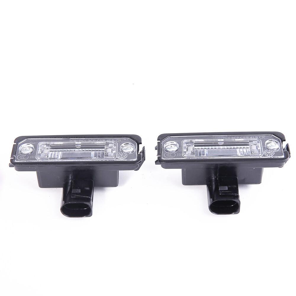 A+2Pcs License Plate Light Lamp For VW Golf MK4 Beetle Polo 1J6943021B