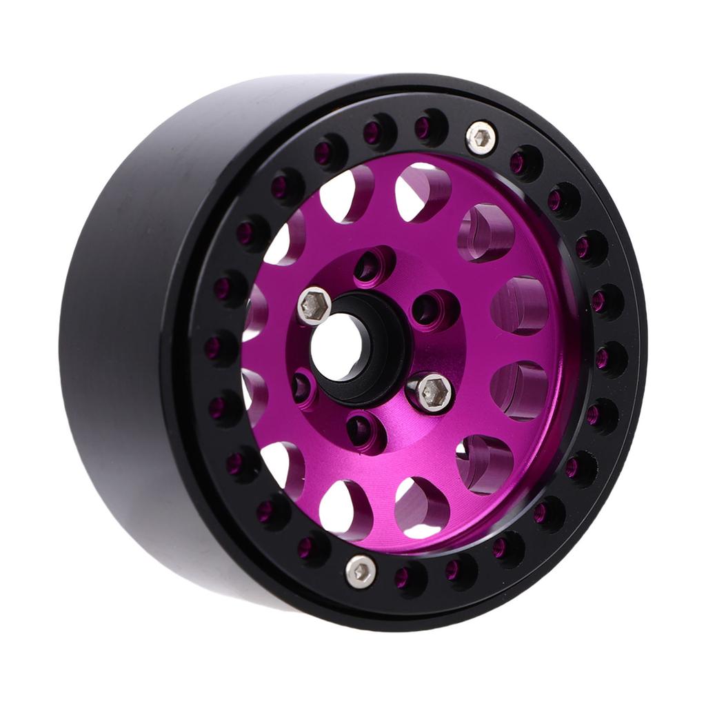 4pcs 1.9 Inch RC Wheel Hub RC Accessories Aluminum Alloy Wheel Hub for 1 10 RC Crawler Car Purple