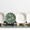 Home Decor Porcelain Plate Display Foldable Storage Rack Easel Display Stand Decorative Rack