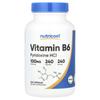 Vitamin B6, 100mg, 240 Capsules