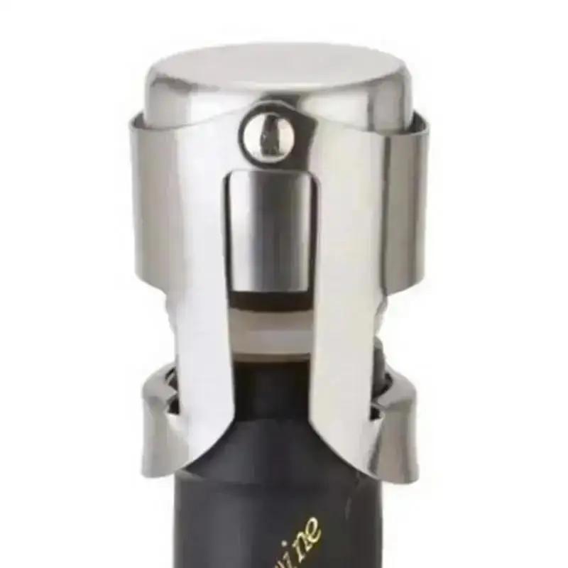 Household Convenience Small Tools Professional Stainless Steel Champagne Sparkling Wine Bottle Sealer Stopper Accessories