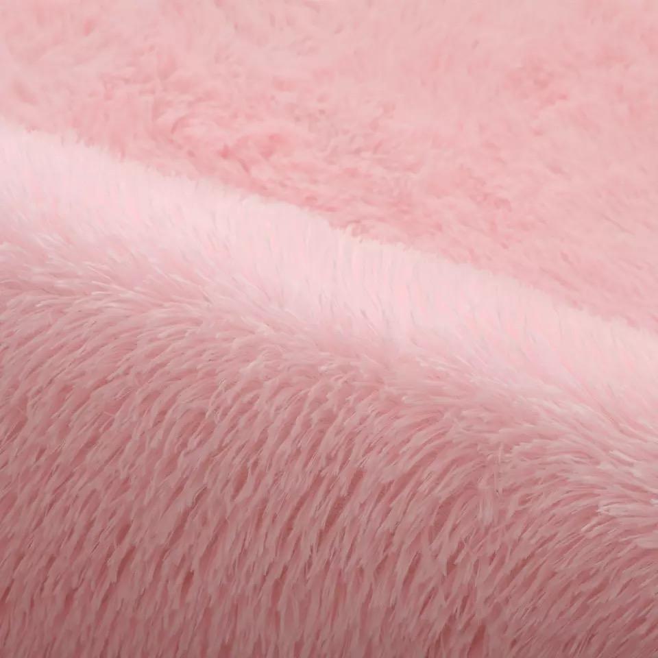 Розовый ковер для украшения комнаты, современный напольное покрытие для гостиной, коврики для зала, спальни, пушистый мягкий коврик для гостиной, волосатые нескользящие большие коврики