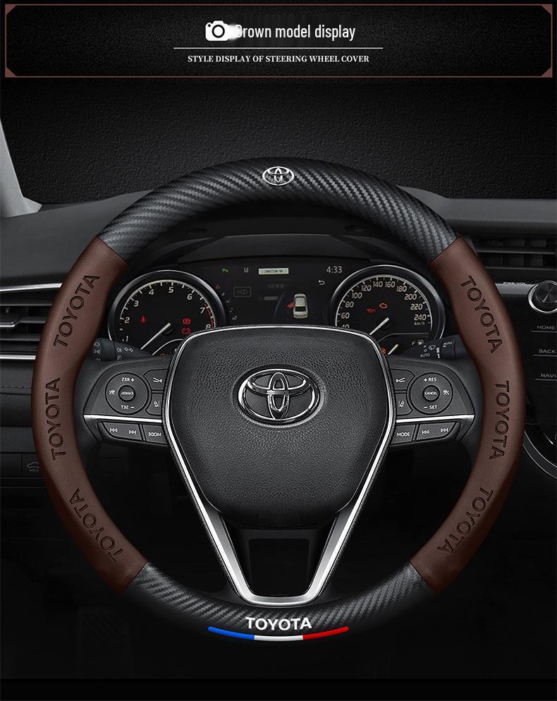 Накладка на руль из углеродного волокна для Toyota Hilux (Модели 2016-2021 годов)