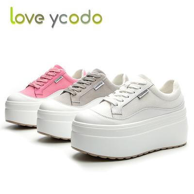 Весенне-осенние модные повседневные ботинки на толстой подошве для женщин и девочек-студентов на низком ходу