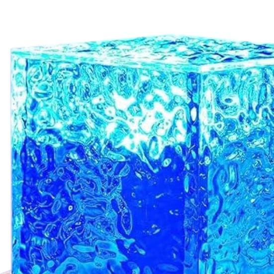 Вращающийся ночник с эффектом ряби, 16 цветов, меняющаяся светодиодная прикроватная лампа с пультом, креативная проекция водяной волны для декора спальни