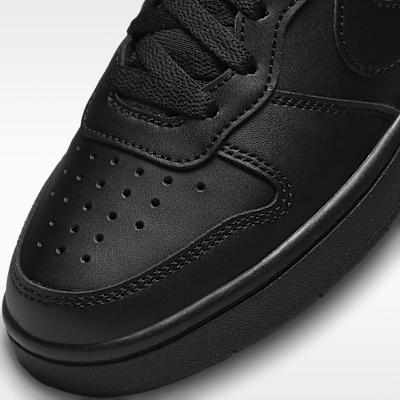 Nike Court Borough Low Recraft GS 'Triple Black'