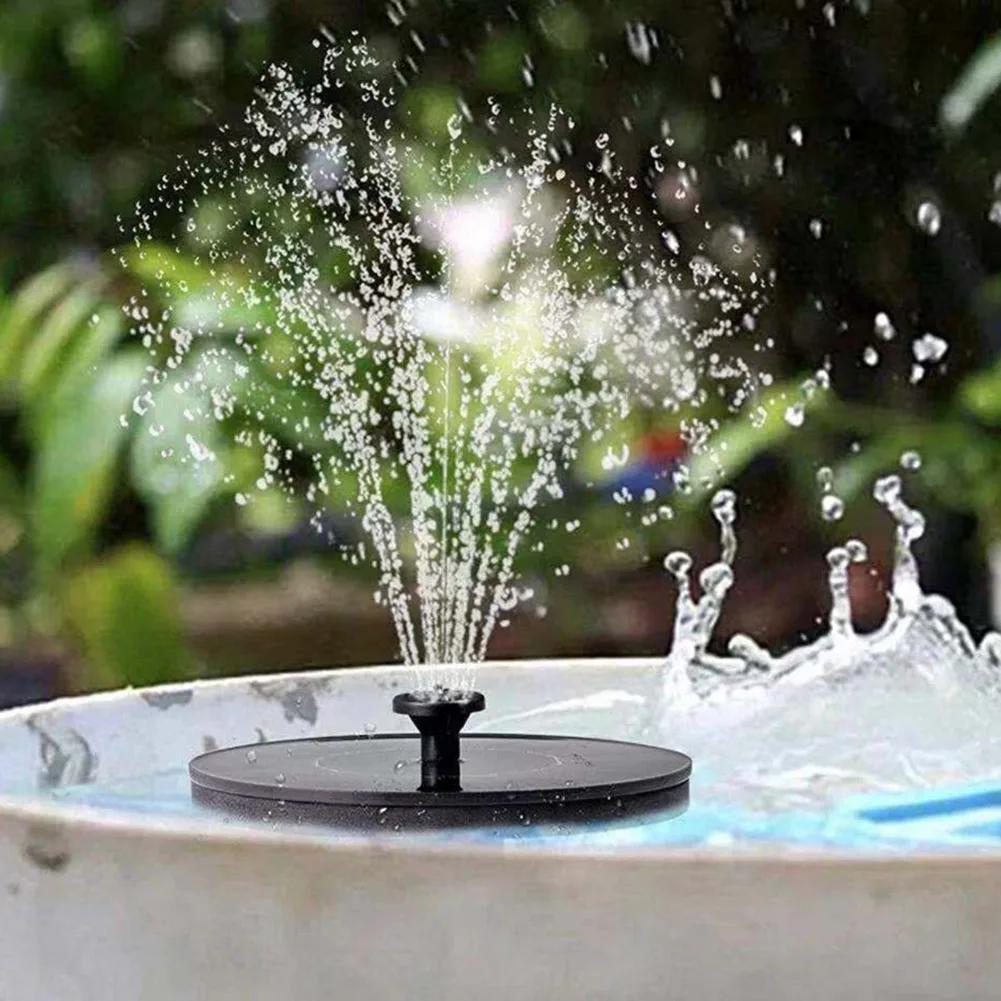 Floating Fountain Solar Fountain Super Long Life Environmentally Friendly Multiple Water Types Multipurpose 110cm