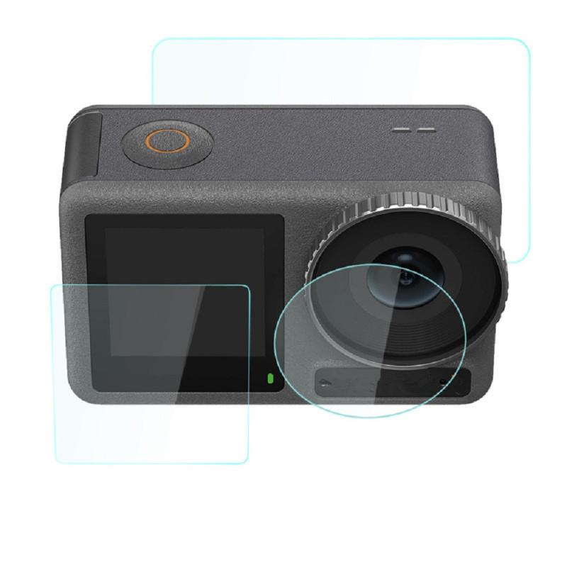 Защитная пленка из закаленного стекла, устойчивая к царапинам, совместимая с Dji Osmo Action 3