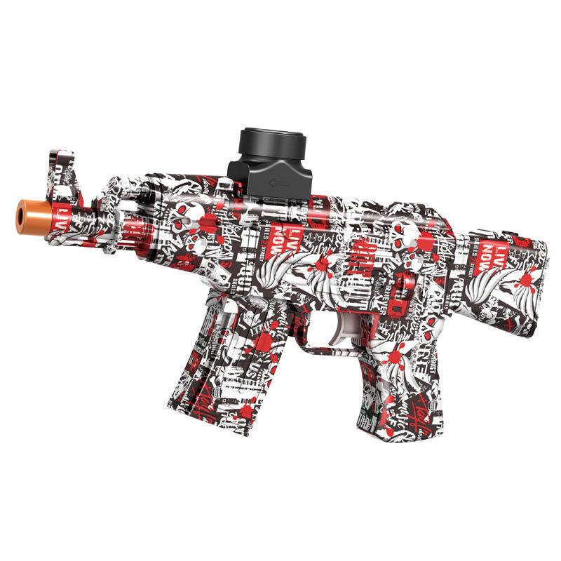 Электрический АК-47 High-Fire Граффити M416 Игрушечный пистолет с мягкими пулями для игры на улице