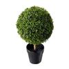 13.8 INCH Artificial Bunny-Shaped Bowknot Topiary Tree Shaped Topiary Trees UV Resistant Faux Boxwood Topiaries Plant For Porch Decor Outdoor/Indoor