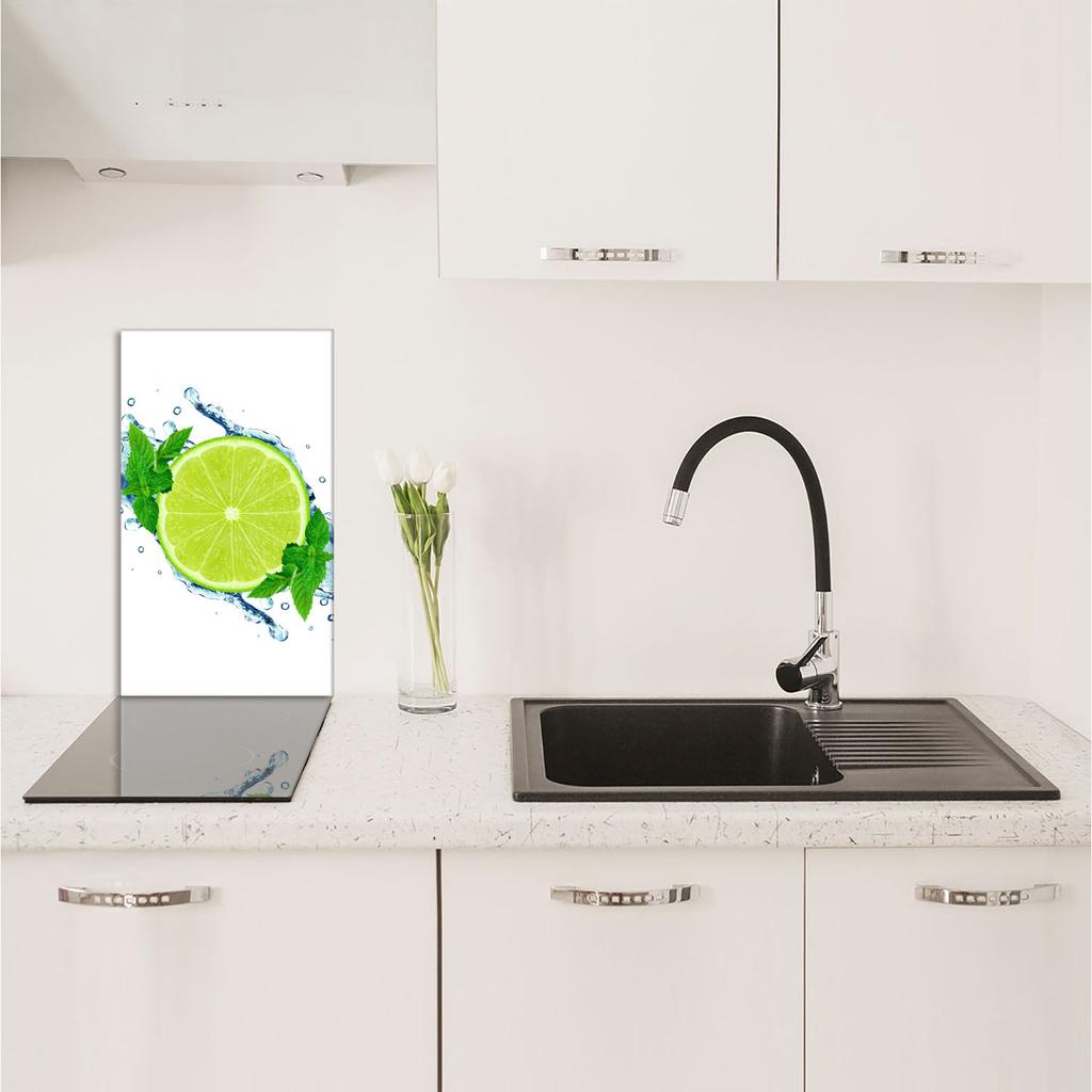 SZKLANA DESKA DO KROJENIA 30x52 Limonka