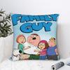 Decorative Pillow Cover F-Family Funny Guy Merch Seater  Pillow Case Cover Zipper Multiple Sizes