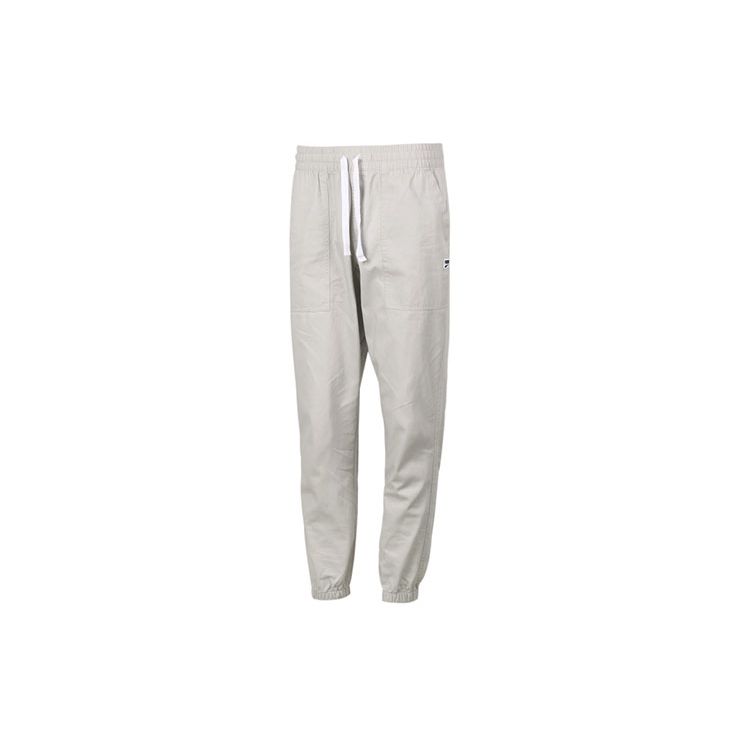 Puma Тканые спортивные брюки Downtown Drawstring, мужские, светло-серые, 531434-09