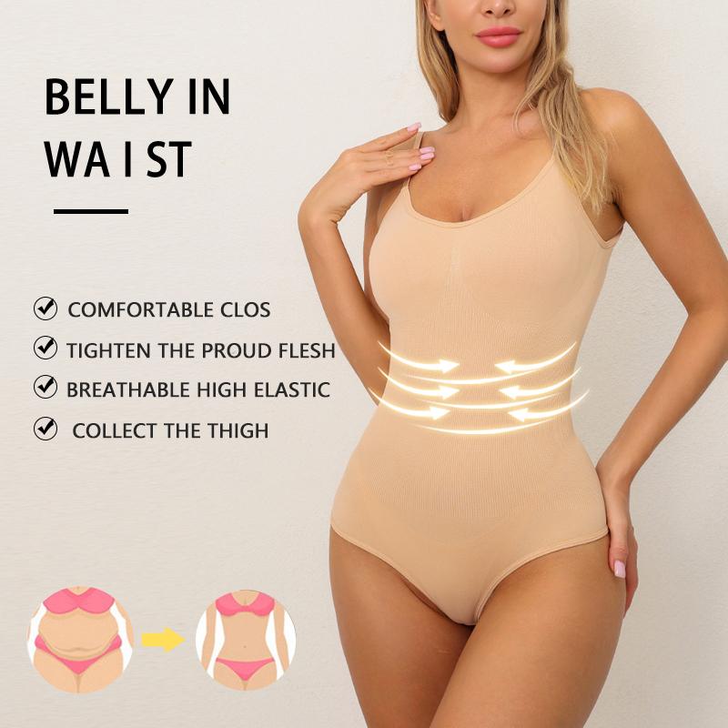 Flarixa Seamless Shapewear Bodysuit Tummy Control Corset Women Full Body Shaper Thong Comfortable Slimming Belly Underwear
