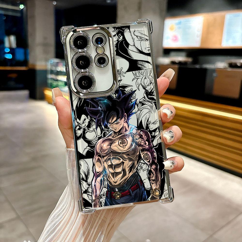 Чехол для телефона Goku Anime Dragons Balls для Galaxy S26 Ultra Чехол для Samsung S26 S25 S24 S23 S21 Ultra S20 FE S25 Plus Мягкий чехол