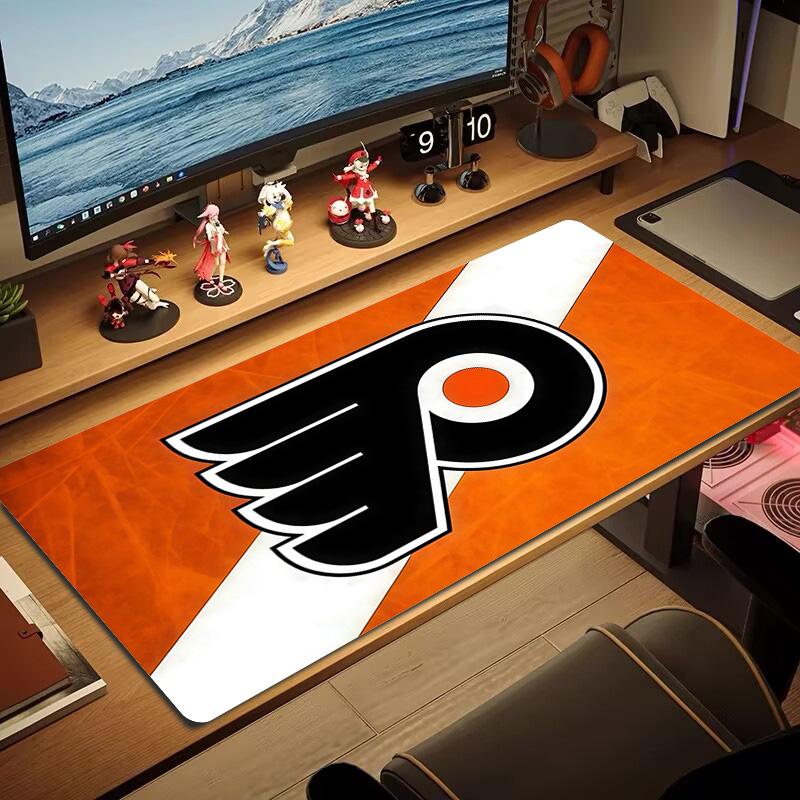 Philadelphia Flyers2 Print Cushion Non-slip Laptop Tablet Big Mousepad XXL Mat Mini PC Playmat With Lock edge