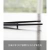 Yamazaki Силиконовые кухонные щипцы, Черные, 6 см Ш x 2 см Г x 28 см В, Форма башни, Нескользящие, Термостойкие, 5196
