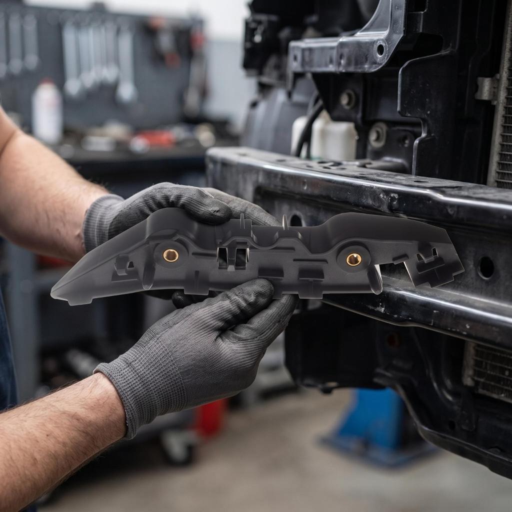 Mounting Bracket Easy to Install Bumper Support Rail with Metal Inserts Hardware