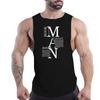 Men'S Clothing Fashion Casual Street Sleeveless Vest Crewneck Comfortable Breathable English Letter Printed Quick-Drying Top