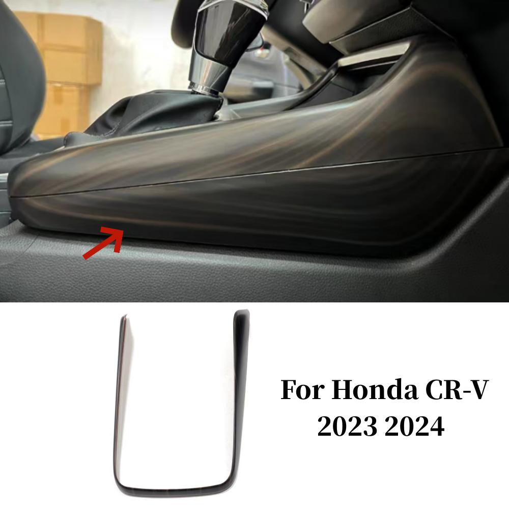 For Honda CRV CR-V 2023 2023 Car Accessories ABS Plastic Carbon Center Gear Shift Panel Sticker Cover Trim 1Pcs Fit LHD! RHD!