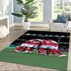 Arsenal Area Rug Suitable for Game Room Study room Dining Room Kitchen Anti-slip Rug Decorate Offices Best for Christmas