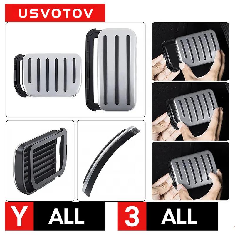 For Tesla Model Y Juniper 2025 Launch 2026-2023 Model 3 Highland 2024-2026 Accelerator Brake Pedal Anti Slip Foot Rest Cover