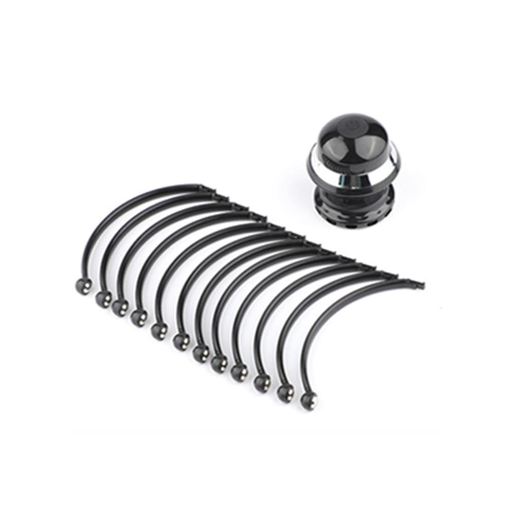 Электрический массажер для головы с 12 когтями, массаж шеи, расслабление кожи головы, успокоение, снятие стресса, USB