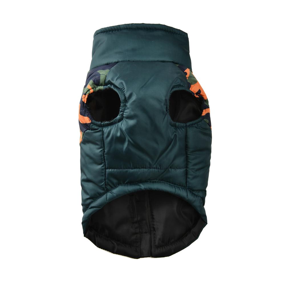 Winter Warm Dog Jacket For Small Medium Dogs Cats Outdoor Windproof With D-ring Zipper Puppy Camouflage Clothes Beagle Pet Coat
