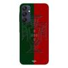 Чехол для Samsung galaxy A25 логотип Португалии зеленый и красный Maniacase