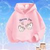 Kids Cartoon Hoodies Beauty Flower Unicorn Hoodey Sweatshirt Girls Fashion Harajuku Thin Basic Coat
