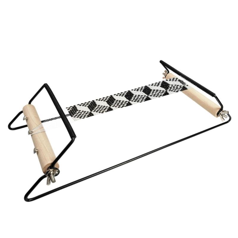 1 Набор ткацкий станок для бисероплетения с деревянной ручкой и металлическим челноком, легкий, прочный, инструмент для изготовления украшений своими руками, для ожерелий, браслетов