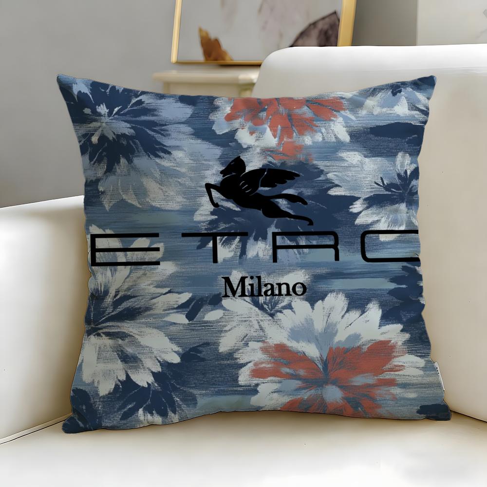 Классический модный бренд Etro Наволочка-подушка Мягкая и легко стирающаяся – Универсальная для дивана, кровати, путешествий и офиса